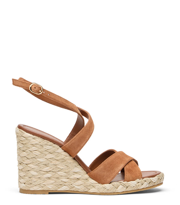  Stuart Weitzman Alyssa Wedge - Woman Wedges And Espadrilles Luxe Saddle 40 