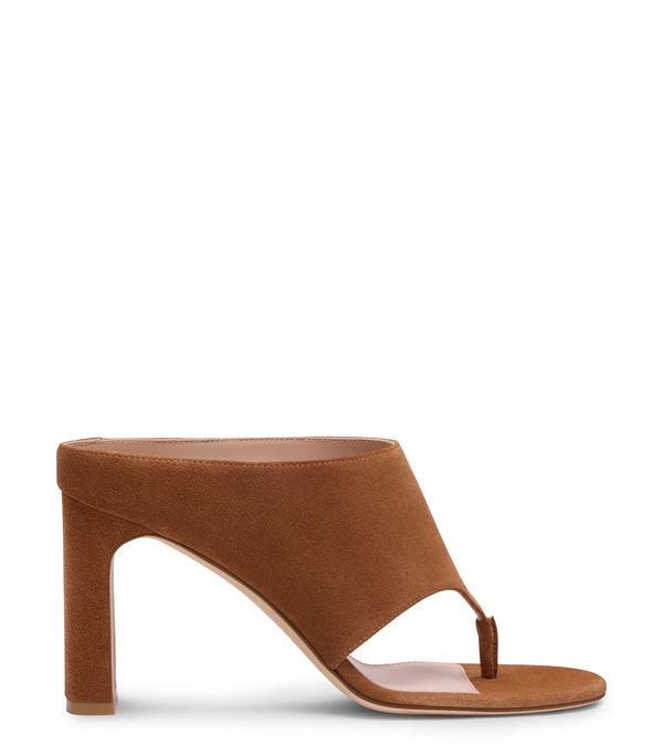  Stuart Weitzman Babette Thong 85 - Woman Sandals Almost Mauve 38.5 