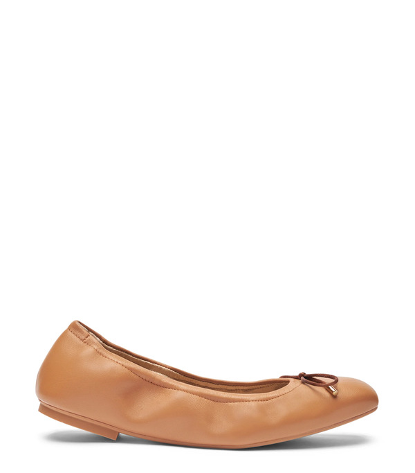  Stuart Weitzman Bardot Bow Flat - Woman  Tan 36 