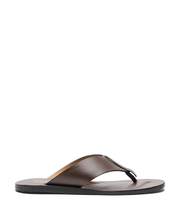  Stuart Weitzman Bastian - Man Sandals And Slides Espresso 42 