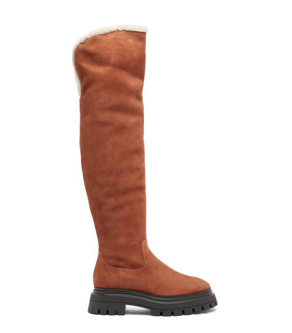  Stuart Weitzman Bedford Over-the-knee Boot - Woman  Cappucino 37 