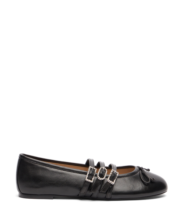  Stuart Weitzman Celeste Mj Ballet - Woman  Black 36.5 
