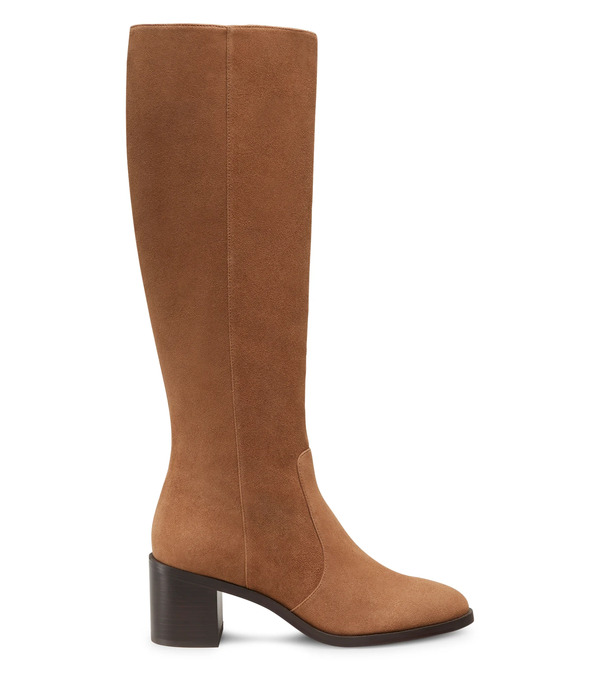  Stuart Weitzman Esme Zip Boot - Woman  Khaki/dark Brown 38.5 