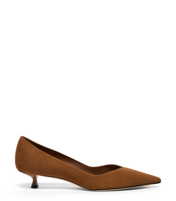  Stuart Weitzman Eva 35 Pump - Woman Pumps Toasted Almond 39 