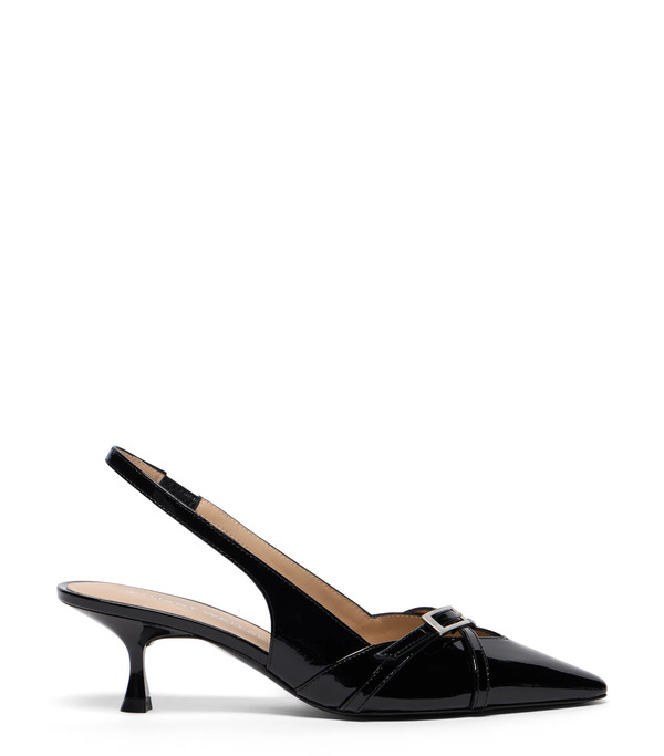  Stuart Weitzman Georgie Slingback 50 - Woman Slingback Black 39 