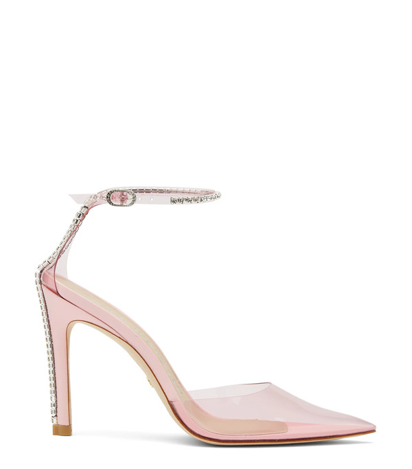  Stuart Weitzman Glam 100 Strap Pump - Woman Pumps And Slingback Pink 39.5 