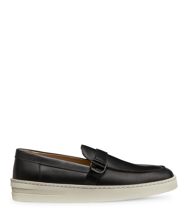  Stuart Weitzman Hamptons Buckle Loafer - Man  Black 44.5 