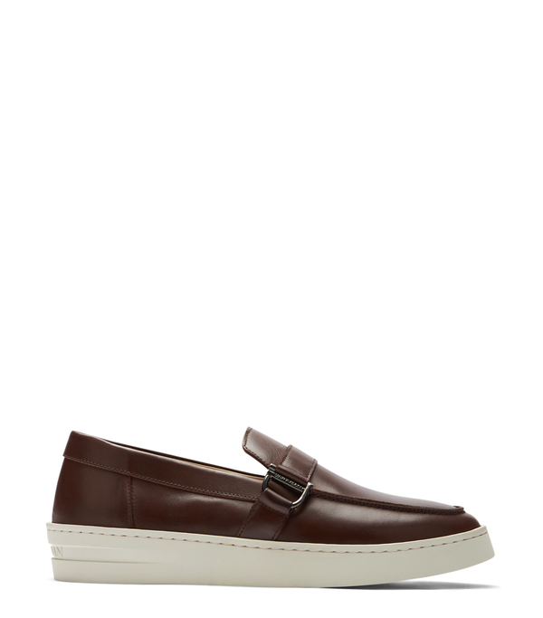  Stuart Weitzman Hamptons Buckle Loafer - Man  Dark Brown 42 