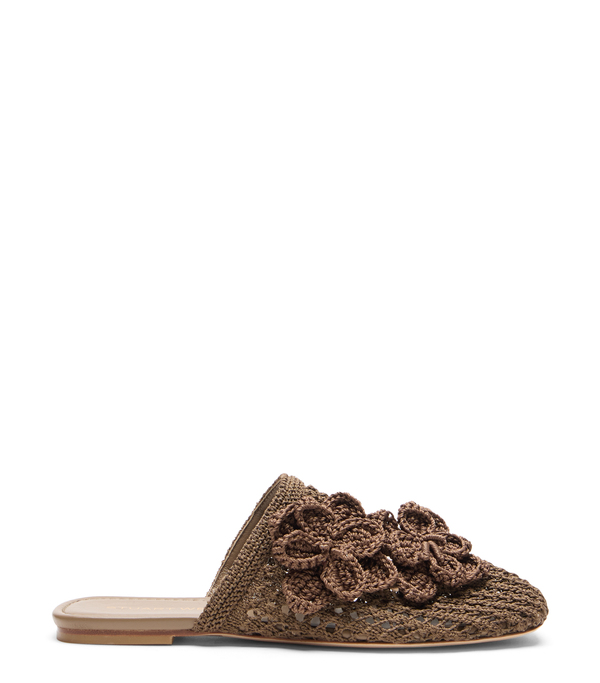  Stuart Weitzman Lotus Mule - Woman Sandals Smokey Taupe 37.5 