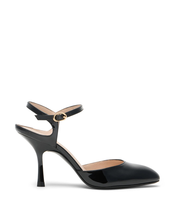  Stuart Weitzman Madison Strap Pump 85 - Woman Pumps Black 38.5 
