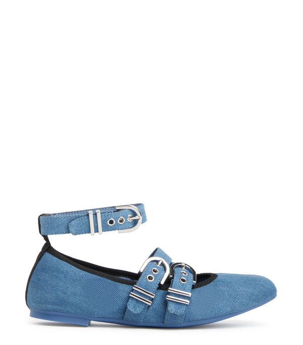  Stuart Weitzman Maverick Ballet Flat - Woman  Washed 37 