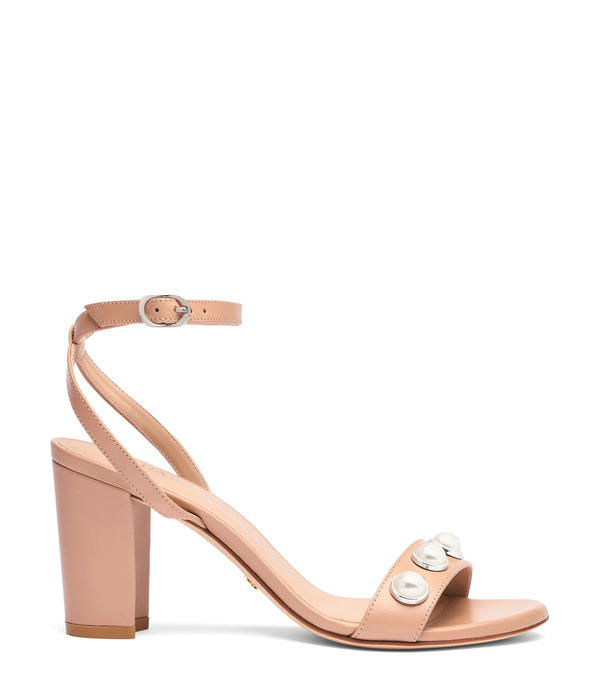  Stuart Weitzman Nearlybare Portia Sandal - Woman  Adobe 36 