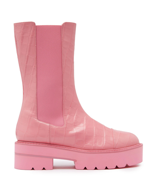 Stuart Weitzman Presley Ultralift Bootie - Woman  India Pink 37 