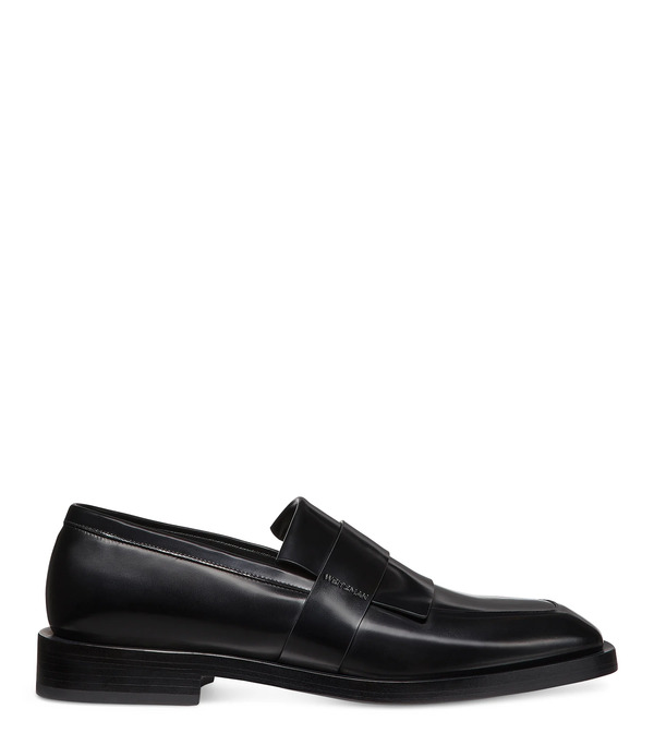  Stuart Weitzman Royce Kiltie Loafer - Man  Black 43.5 