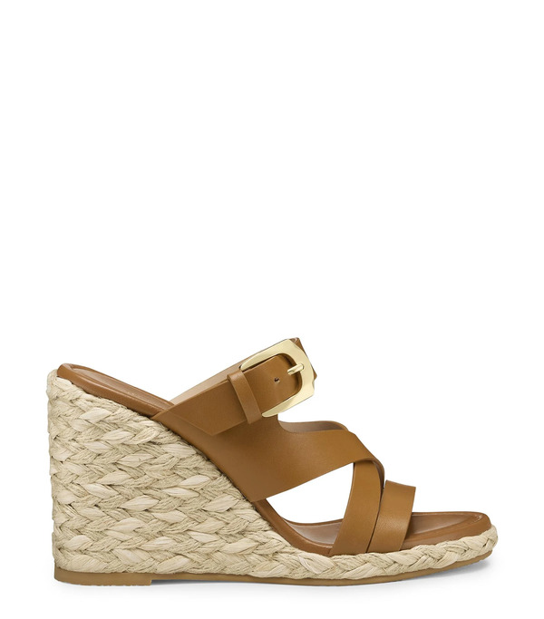  Stuart Weitzman Sai Espadrille Wedge - Woman Wedges Boho Tan 38 