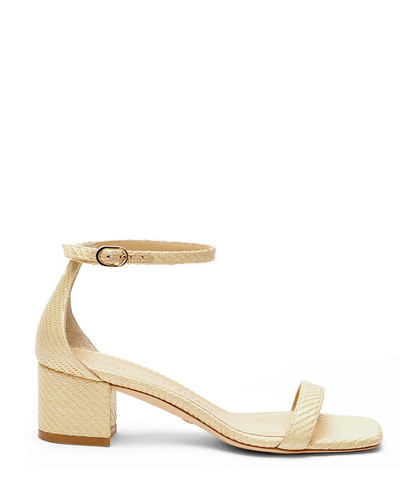  Stuart Weitzman Simplecurve 50 Sandal - Woman  Wheat 36.5 