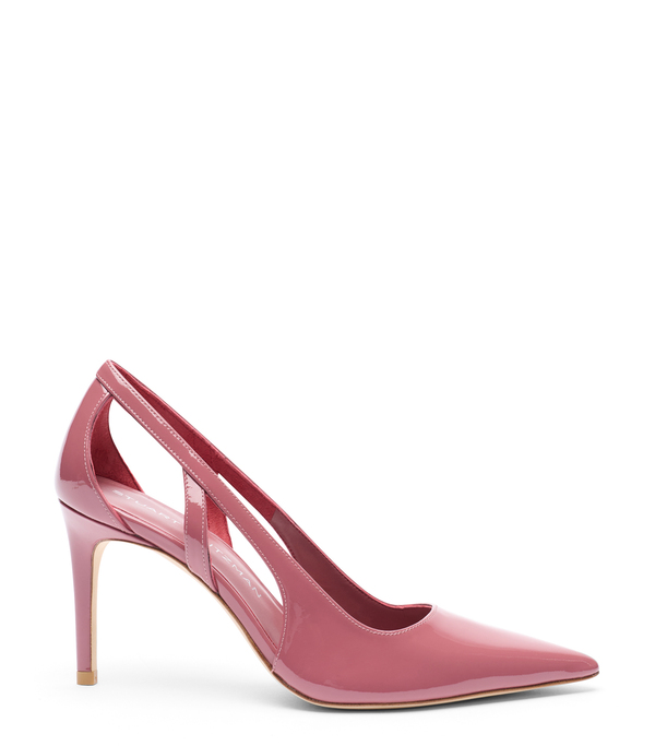  Stuart Weitzman Stuart Power Cutout 85 - Woman Pumps Dusty Berry 39.5 