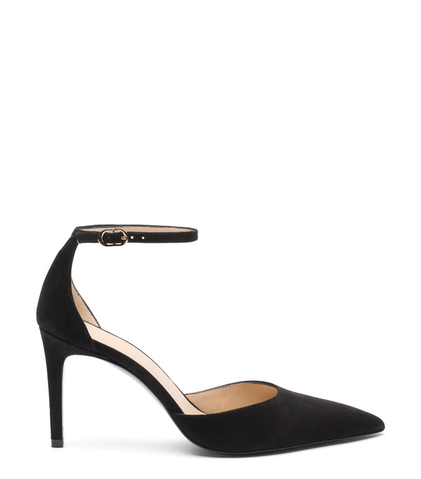  Stuart Weitzman Stuart Power Strap 85 - Woman Pumps Black 40.5 