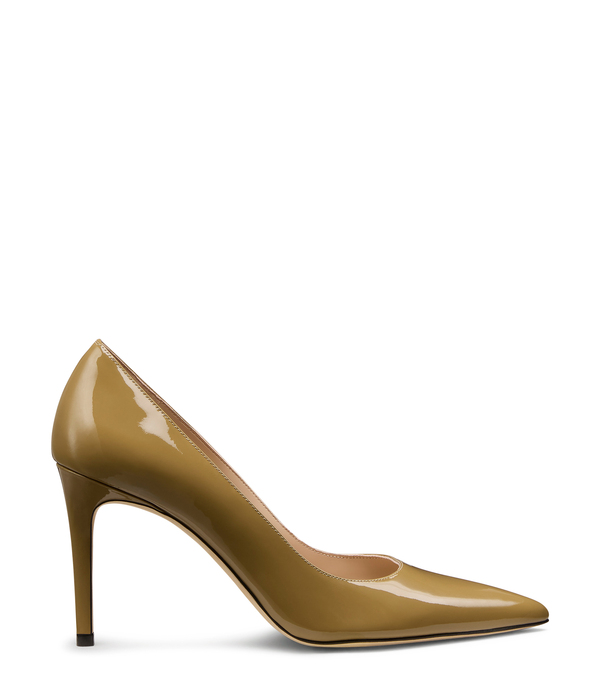  Stuart Weitzman Stuart Power 85 - Woman Pumps Golden Olive 40 