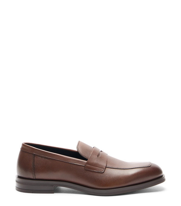  Stuart Weitzman Sw Club Classoc Penny Loafer - Man  Brown 41 
