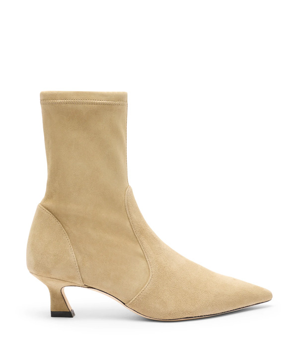  Stuart Weitzman Vinnie Bootie 50 - Woman Boots And Booties Golden Olive 36.5 