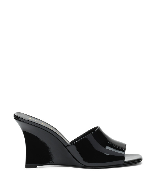  Stuart Weitzman Vinnie Wedge Mule 85 - Woman Wedges Black 41 