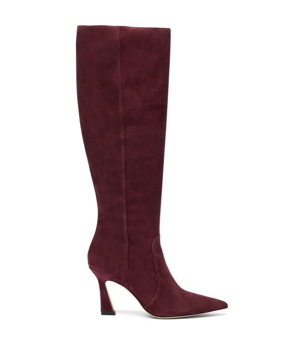  Stuart Weitzman Vinnie Zip Boot 85 - Woman  Boysenberry 37 