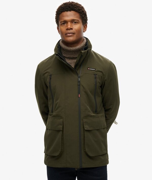  Superdry & Co Men's Non Hooded Ultimate Windbreaker Jacket Green / Surplus Goods Olive Green   Size: Xl 