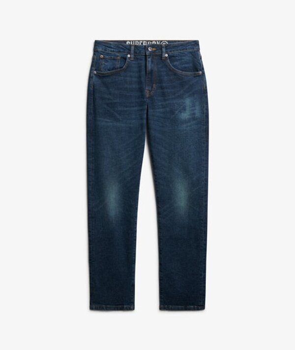  Superdry & Co Men's Organic Cotton Vintage Slim Straight Jeans Dark Blue / Yokohama Dark Blue   Size: 32/32 