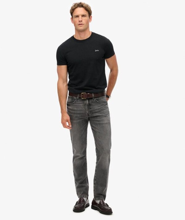  Superdry & Co Men's Organic Cotton Vintage Slim Straight Jeans Dark Grey / Clinton Vintage Grey   Size: 30/30 
