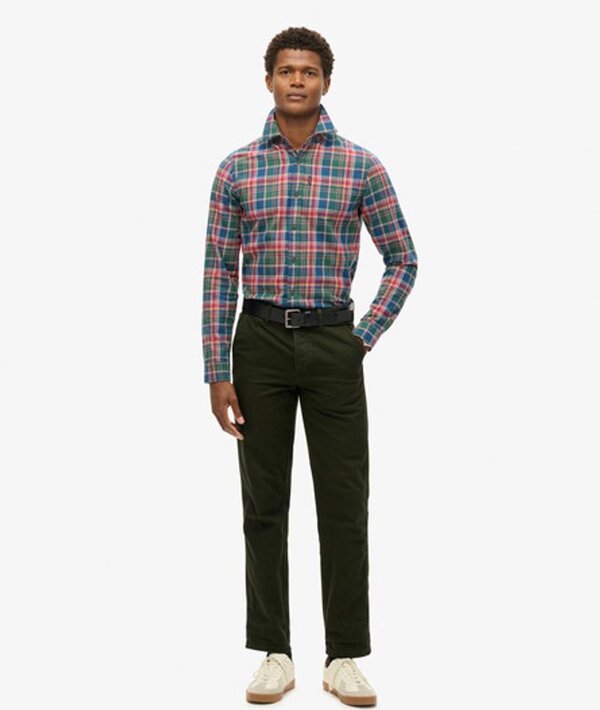  Superdry & Co Men's The Merchant Store   Five Pocket Work Pants Green / Surplus Goods Olive Green   Size: 30/32 