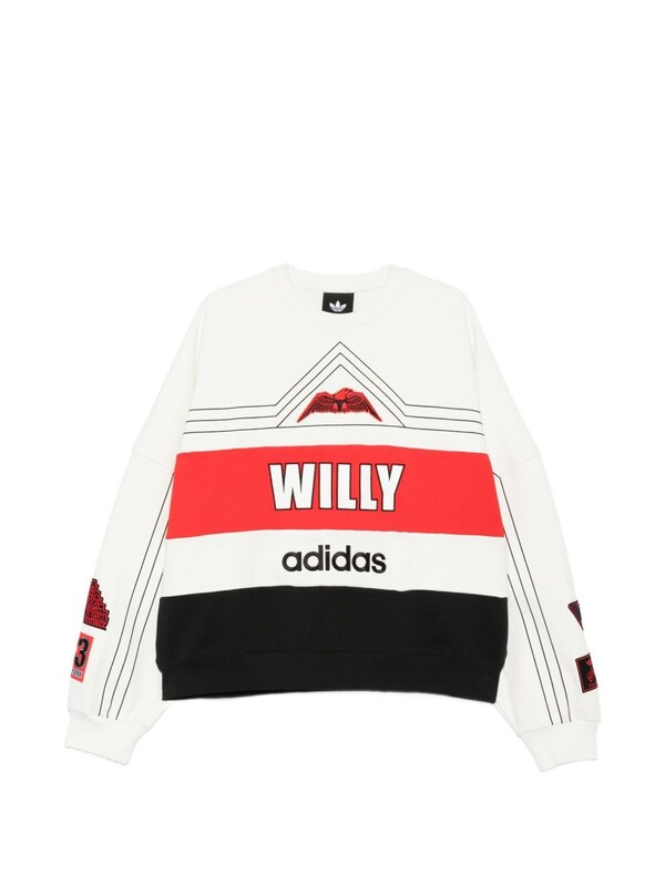 Adidas By Willy Chavarria Adidas By Willy Chavarria Printed Crewneck Sweater 