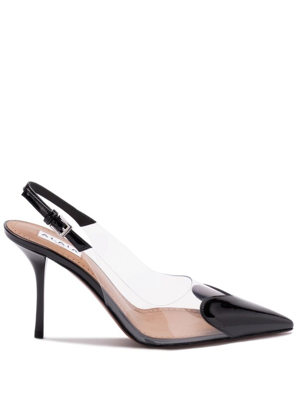  Alaïa Alaïa Le Coeur Patent Leather Pumps 