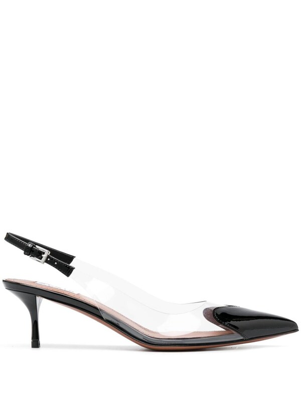  Alaïa Alaïa Le Coeur Patent Leather Pumps 