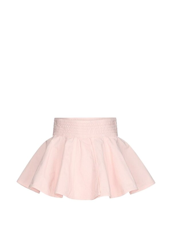  Alaïa Alaïa Peplum Denim Mini Skirt 