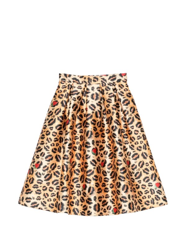  Alessandro Enriquez Alessandro Enriquez Printed Midi Skirt 