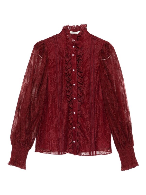  Alice+olivia Alice+olivia Eugenia Embroidered Blouse 