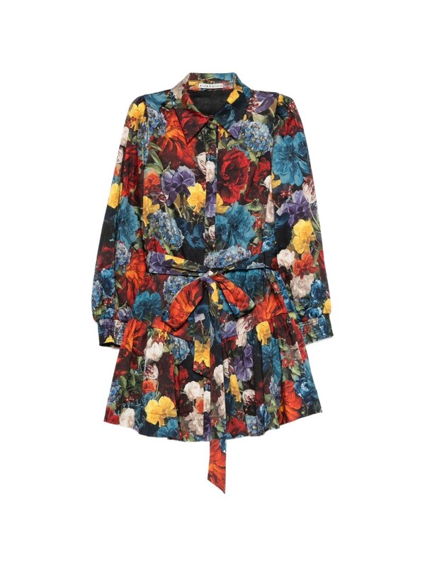  Alice+olivia Alice+olivia Printed Shirtdress 