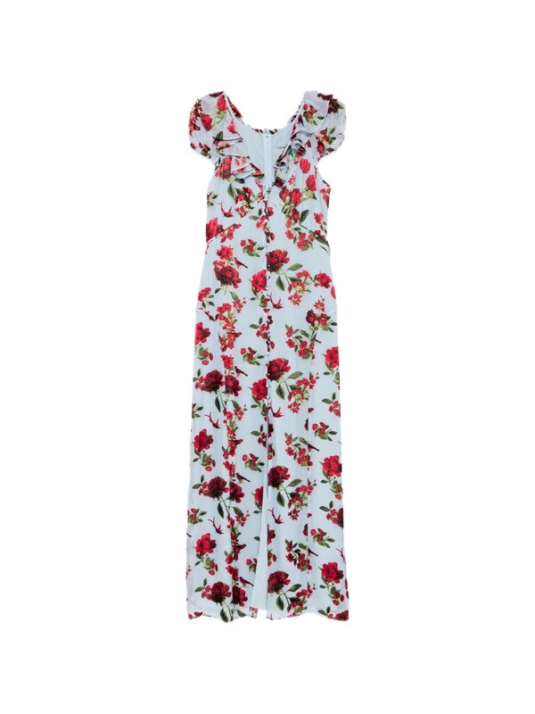  Alice+olivia Alice+olivia Tara Printed Long Dress 