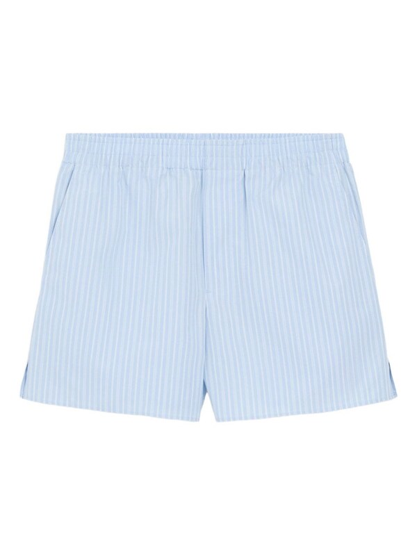  Ami Paris Ami Paris Striped Cotton Shorts 