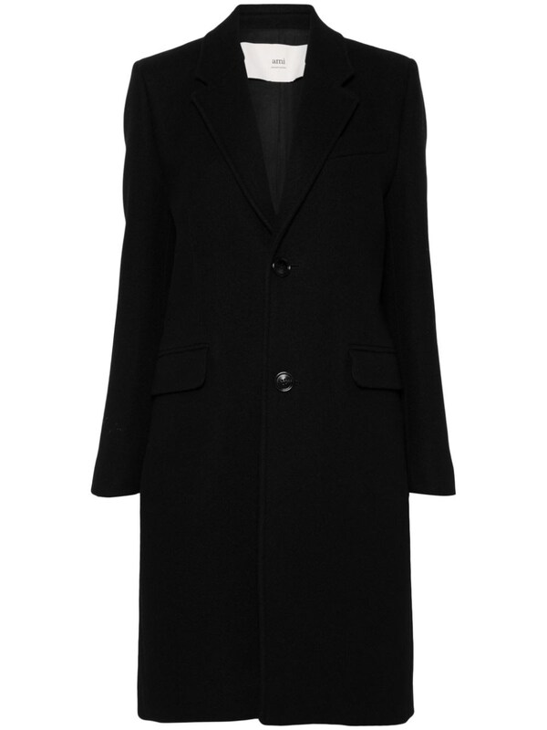  Ami Paris Ami Paris Wool Single-breasted Coat 