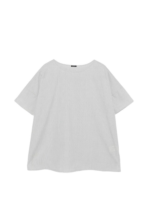  Apuntob Apuntob Checked Cotton T-shirt 