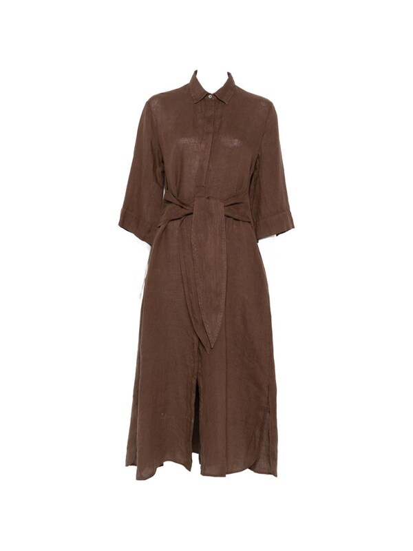 Archivio '67 Archivio '67 Linen Chemisier Dress 