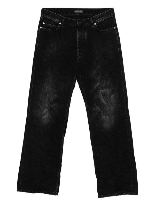  Balenciaga Balenciaga Distressed Denim Jeans 