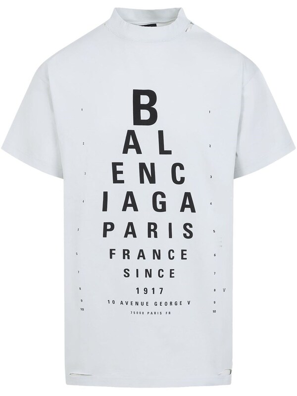  Balenciaga Balenciaga Optical Cotton T-shirt 