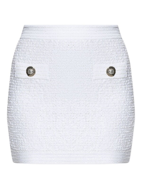  Balmain Balmain Tweed Mini Skirt 