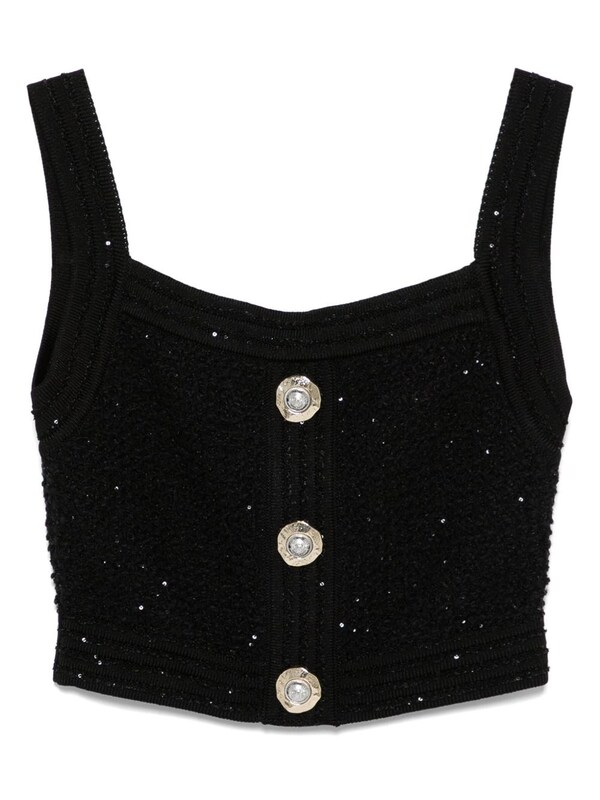  Balmain Balmain Tweed Top 