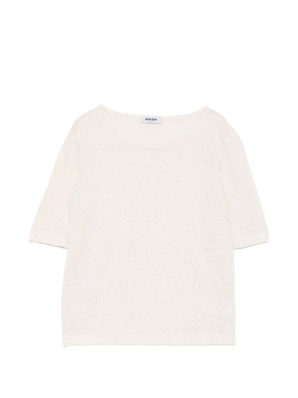  Base Base Linen And Cotton Blend Sweater 