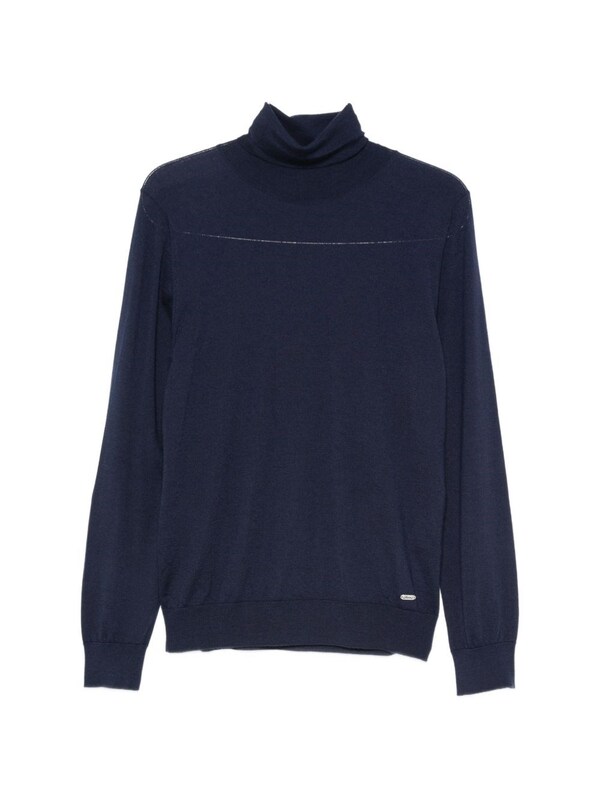  Brioni Brioni Cashmere And Silk Turtleneck Sweater 