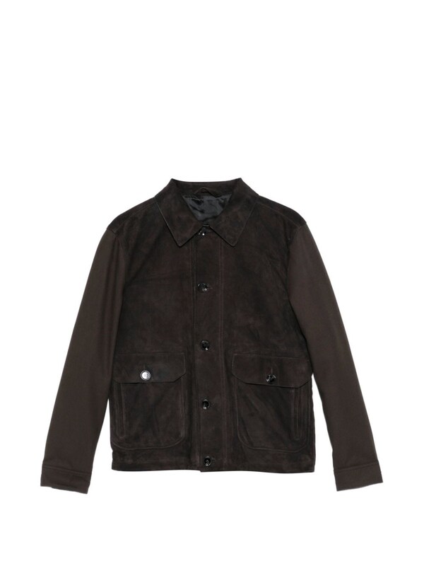  Brioni Brioni Suede Leather Jacket 